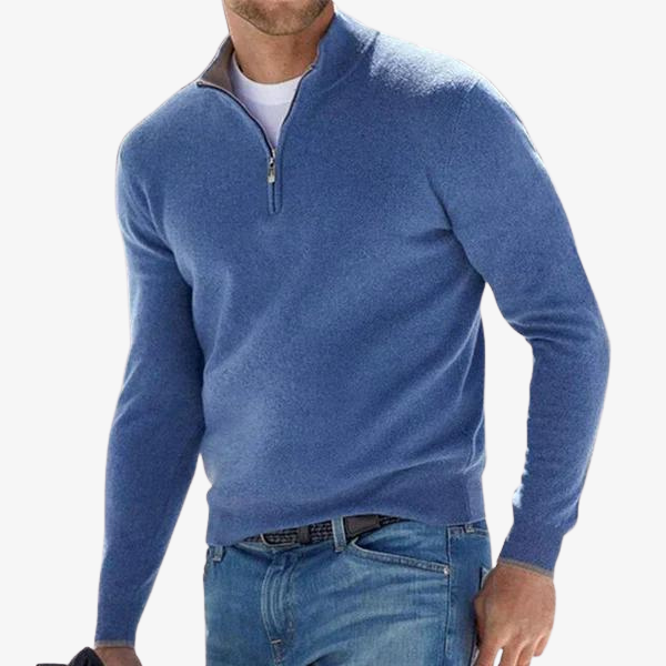 Luca – Men's zip-up sweater
