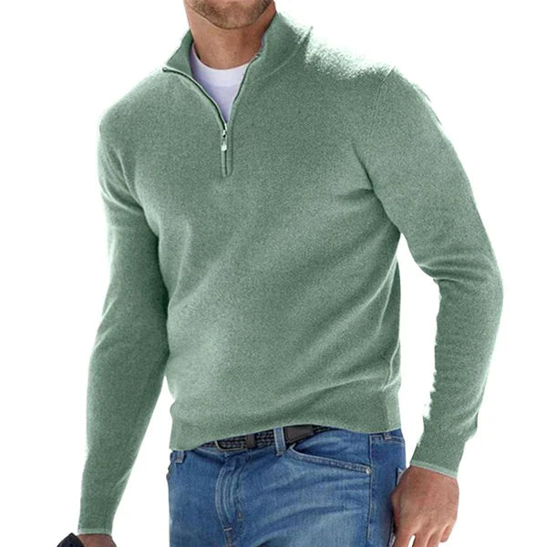 Luca – Men's zip-up sweater