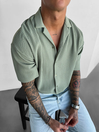 Vanni | Oversize Ribbed Shirt