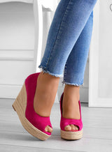 Venise - Suede Espadrilles With Wedge Heels