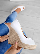 Venise - Suede Espadrilles With Wedge Heels