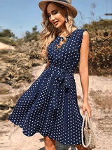 Sorro - Dress adorned with polka dots