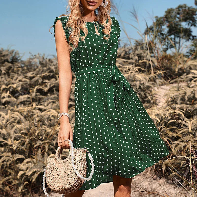 Sorro - Dress adorned with polka dots