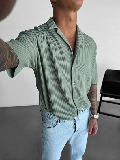 Vanni | Oversize Ribbed Shirt