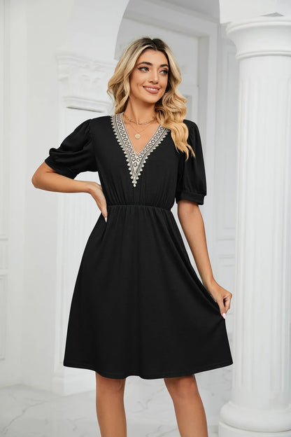 Lisa I Lace Patchwork Dress for the spring/summer