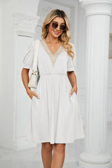 Lisa I Lace Patchwork Dress for the spring/summer