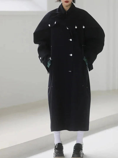 Serine | Navy Coat