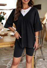 Wylma | Wildberry V-neck set