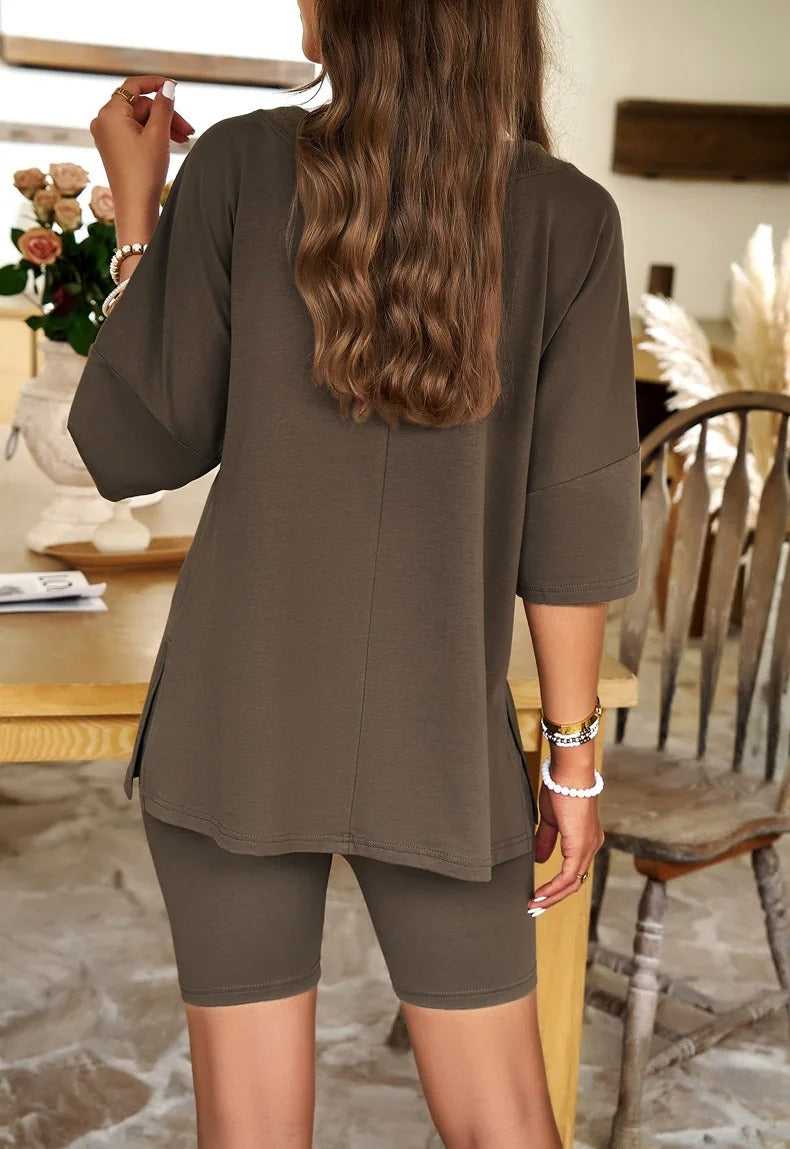 Wylma | Wildberry V-neck set